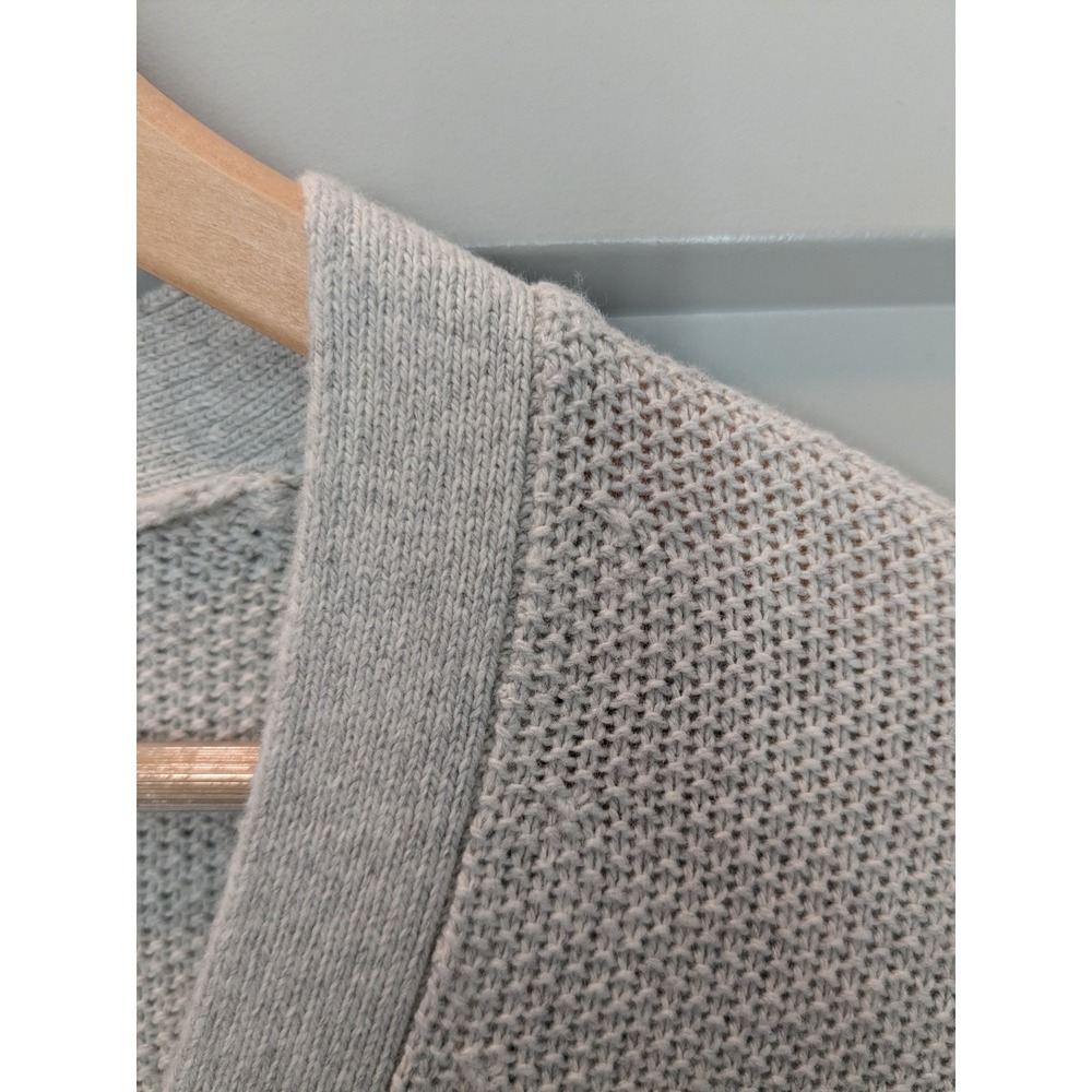 Madewell Heather Fog Knit Cardigan‎ Sweater Button Front Pockets XXS - Picture 3 of 10